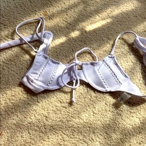 white underwire bikini top